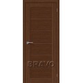 Браво межкомнатная дверь модель Легно-21 цвет Brown Oak