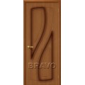Браво межкомнатная дверь модель Лагуна цвет Орех (Ф-11)