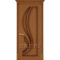 Браво межкомнатная дверь модель Лилия цвет Орех (Ф-11)