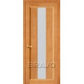 Межкомнатная дверь из массива сосны модель Вега-18 Светлый орех