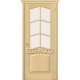 Межкомнатная дверь из массива сосны модель М-7 стекло Сатинато