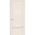 Браво межкомнатная дверь модель Рондо цвет БелДуб (Ф-22)