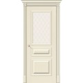 Браво Межкомнатная дверь модель Вуд Классик-15.1 цвет Ivory