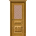 Браво Межкомнатная дверь модель Вуд Классик-15.1 цвет Natur Oak